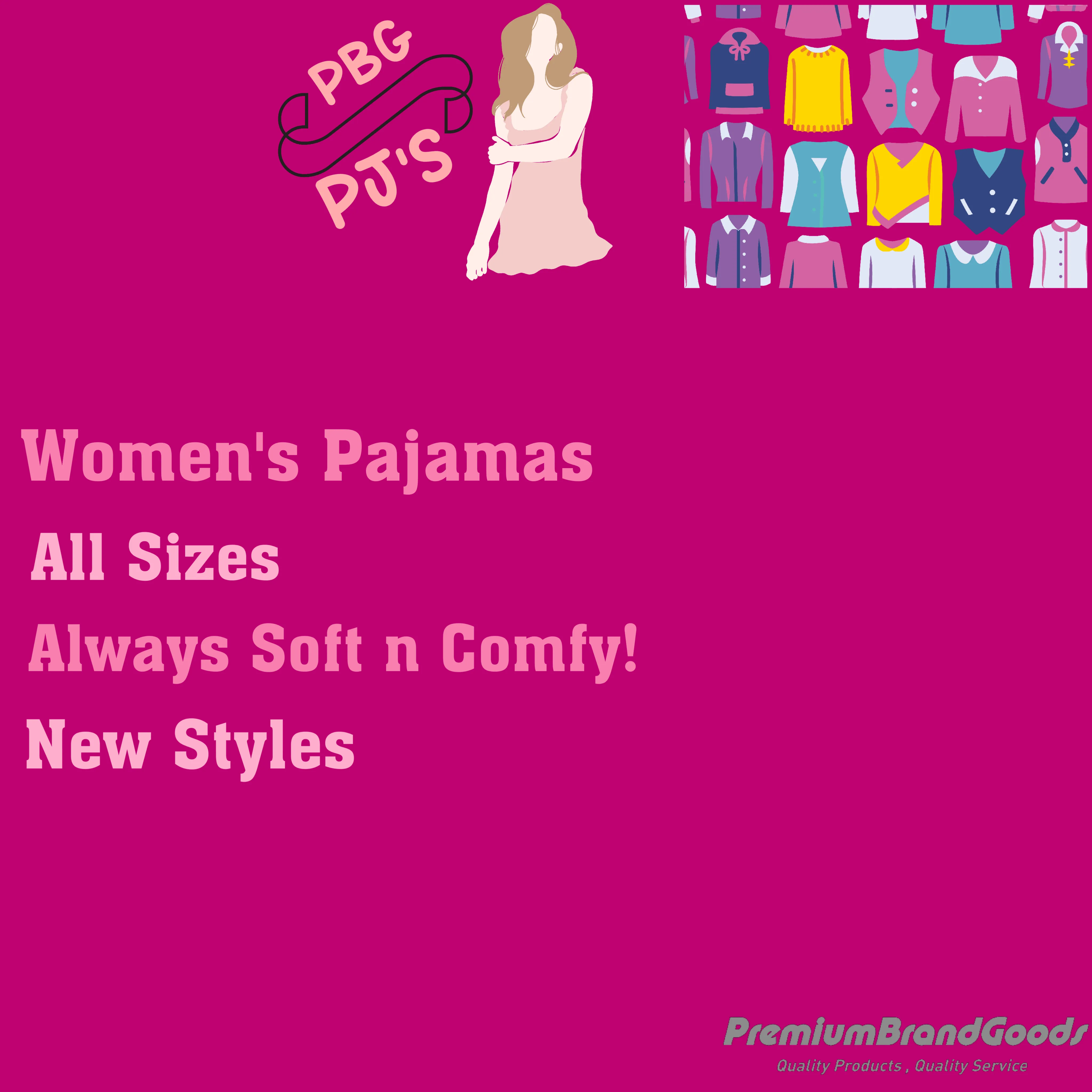 PBG Women's 3 Pack Soft Plush Pajama Pants Cozy S-XL