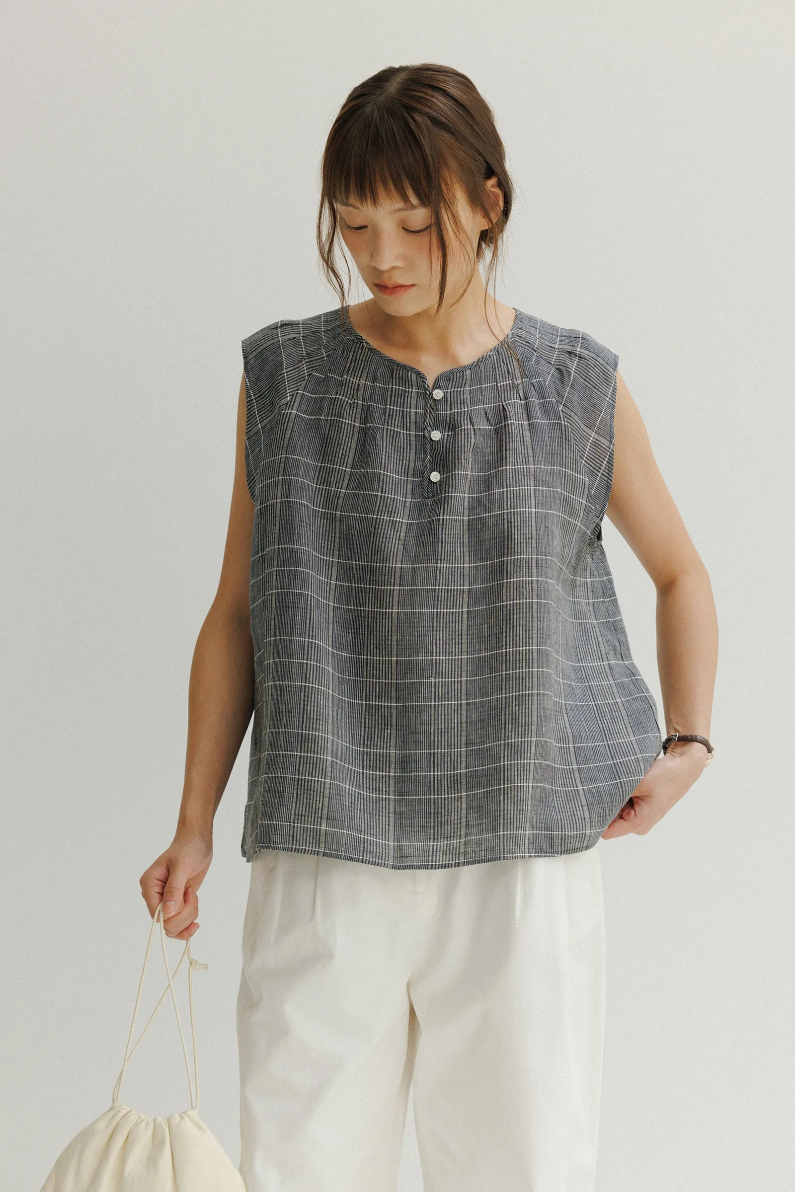 Penne Blouse -- Linen