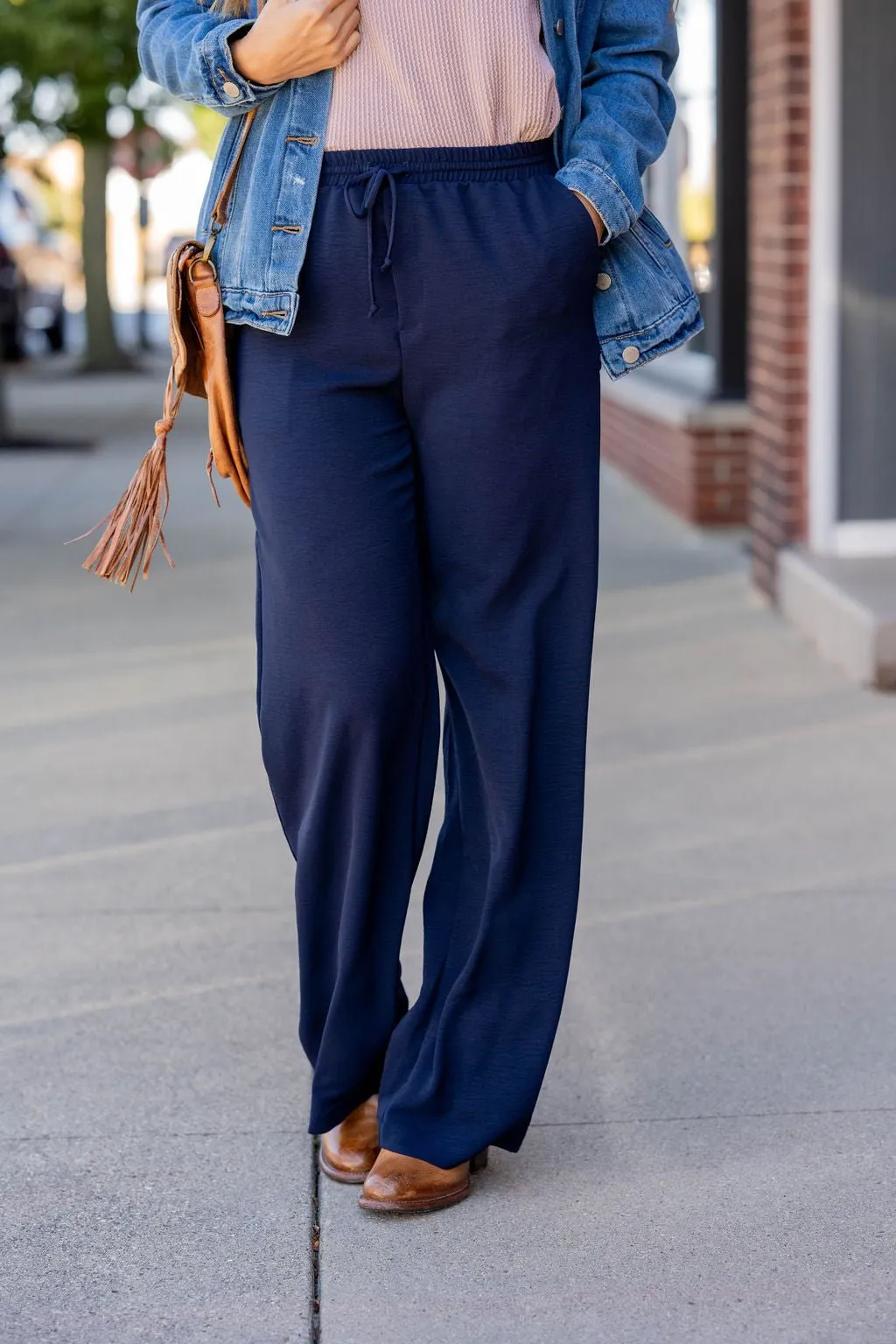 Perfect Fit Relaxed Tie Waist Pants