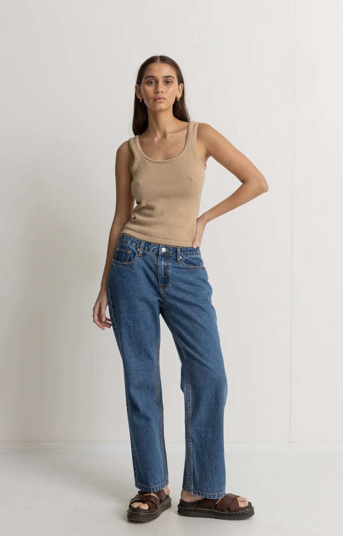 Rhythm Chloe Lowrise Denim Pant