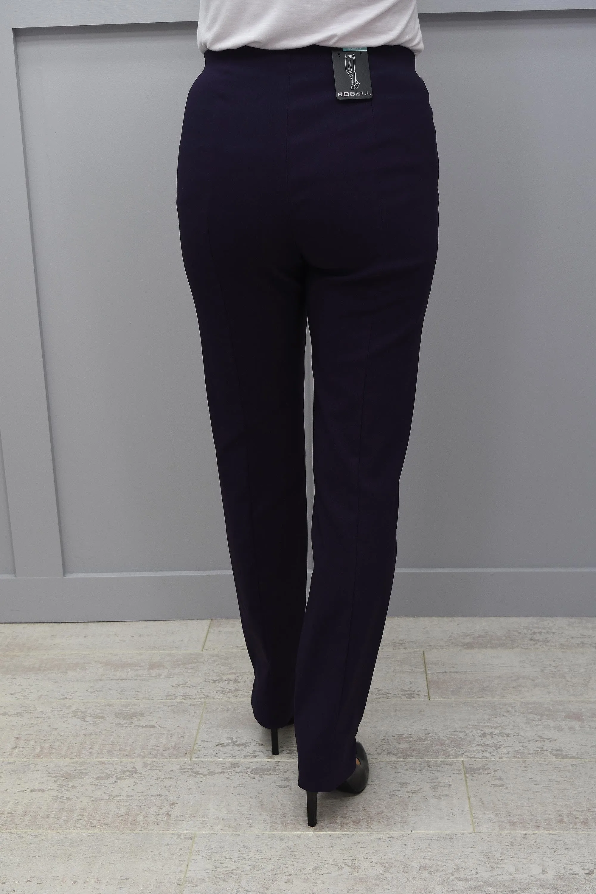 Robell Marie Aubergine Petite 29" Trousers - 51412 5499 581K