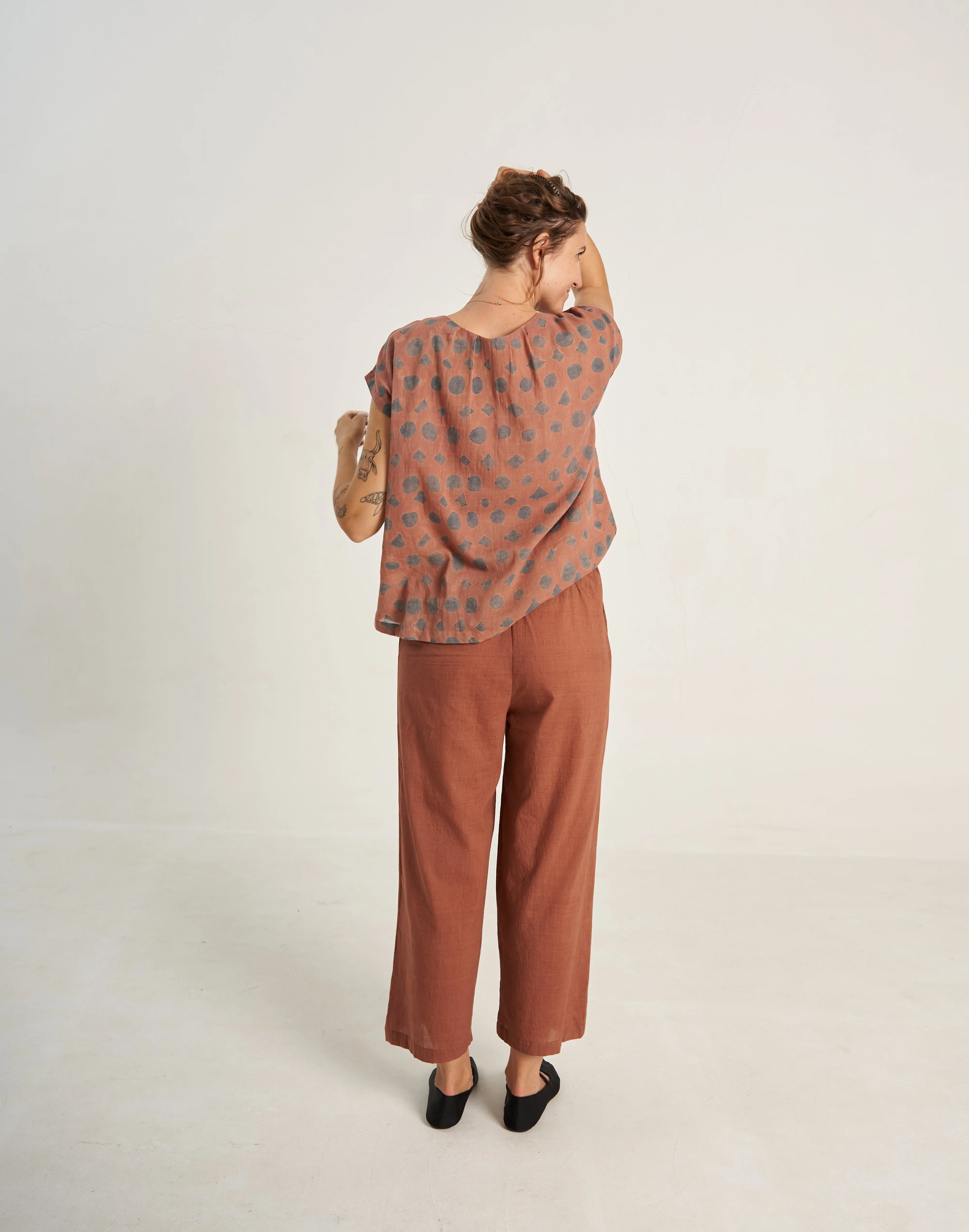 Russet Lightweight Summer Trousers