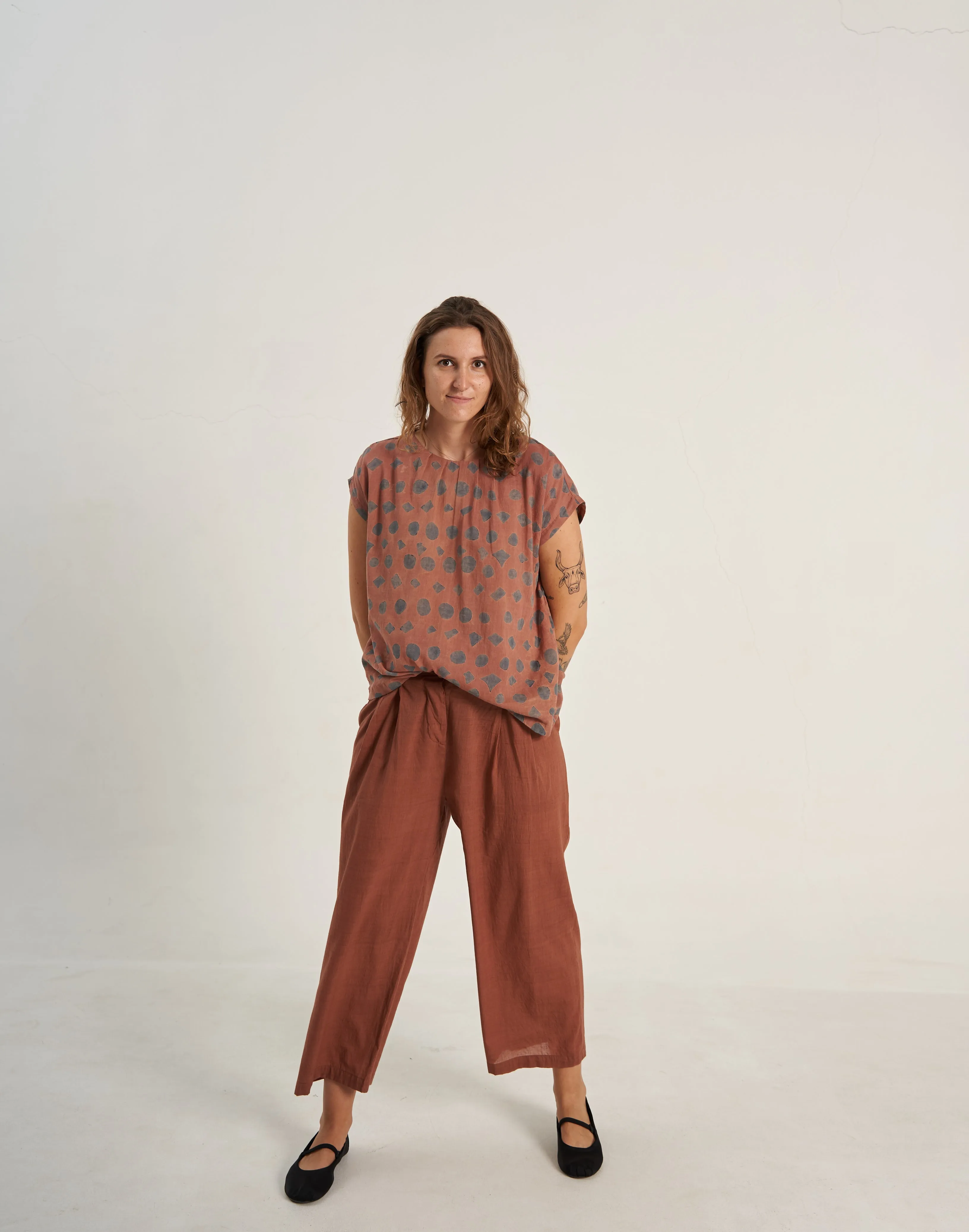 Russet Lightweight Summer Trousers