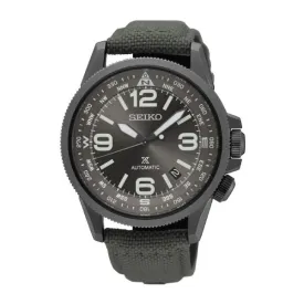 Seiko Prospex Land Series Automatic Dark Grey Canvas Strap Watch SRPC29K1 (Not For EU Buyers) (LOCAL BUYERS ONLY)