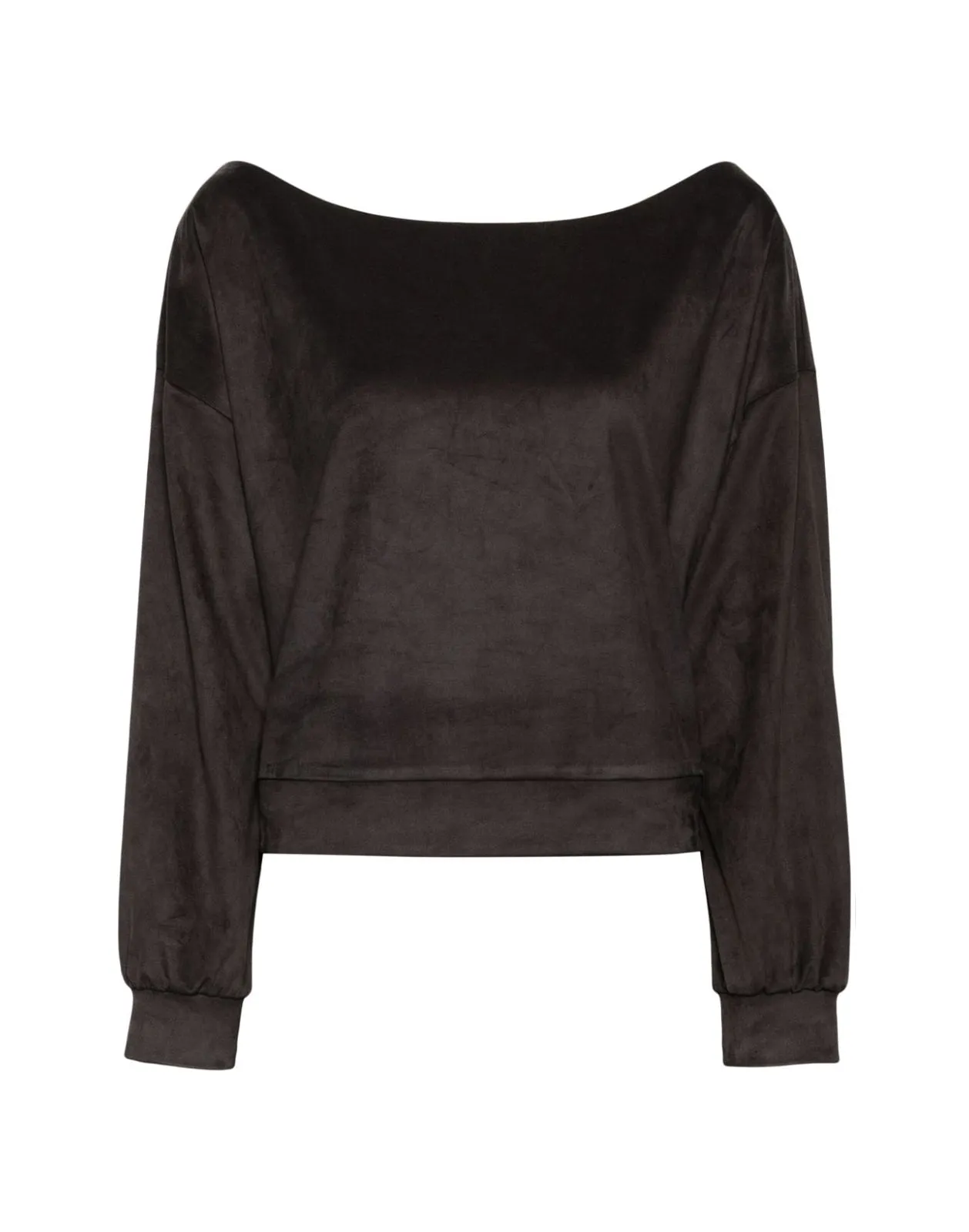 Sleek Ultrasuede Pullover