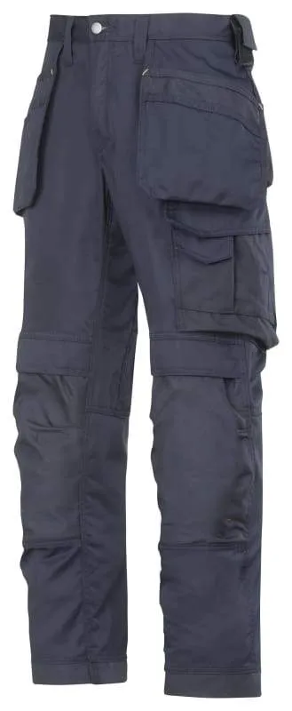 Snickers 3211 Summer Lightweight Loose Fit Work Trousers with Kneepad and Holster Pockets-3211