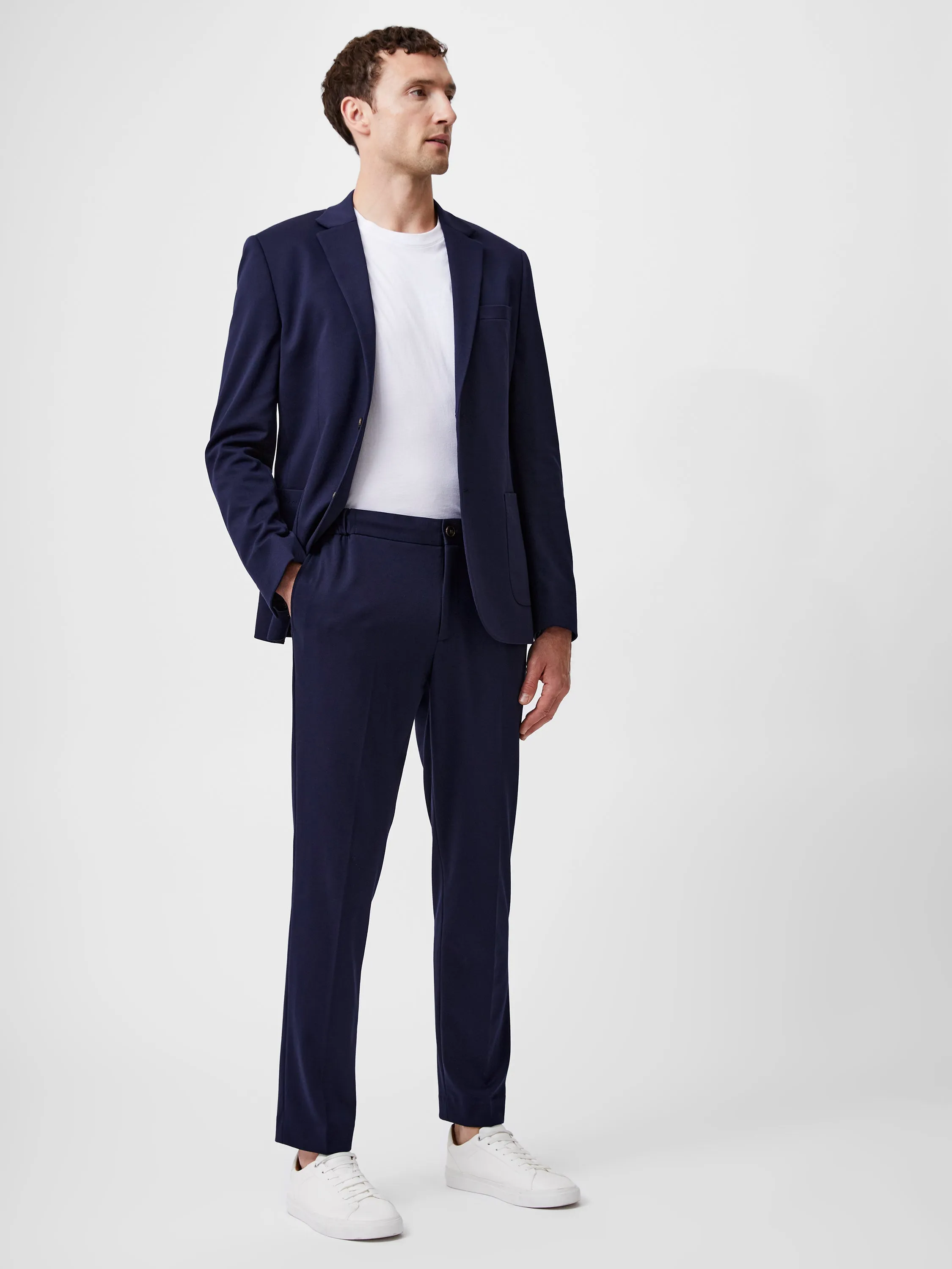 Stretch Knit Suit Trousers