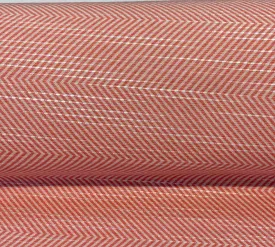 Sunbrella Annex Guava Pink Herringbone Outdoor Upholstery Fabric By the yard