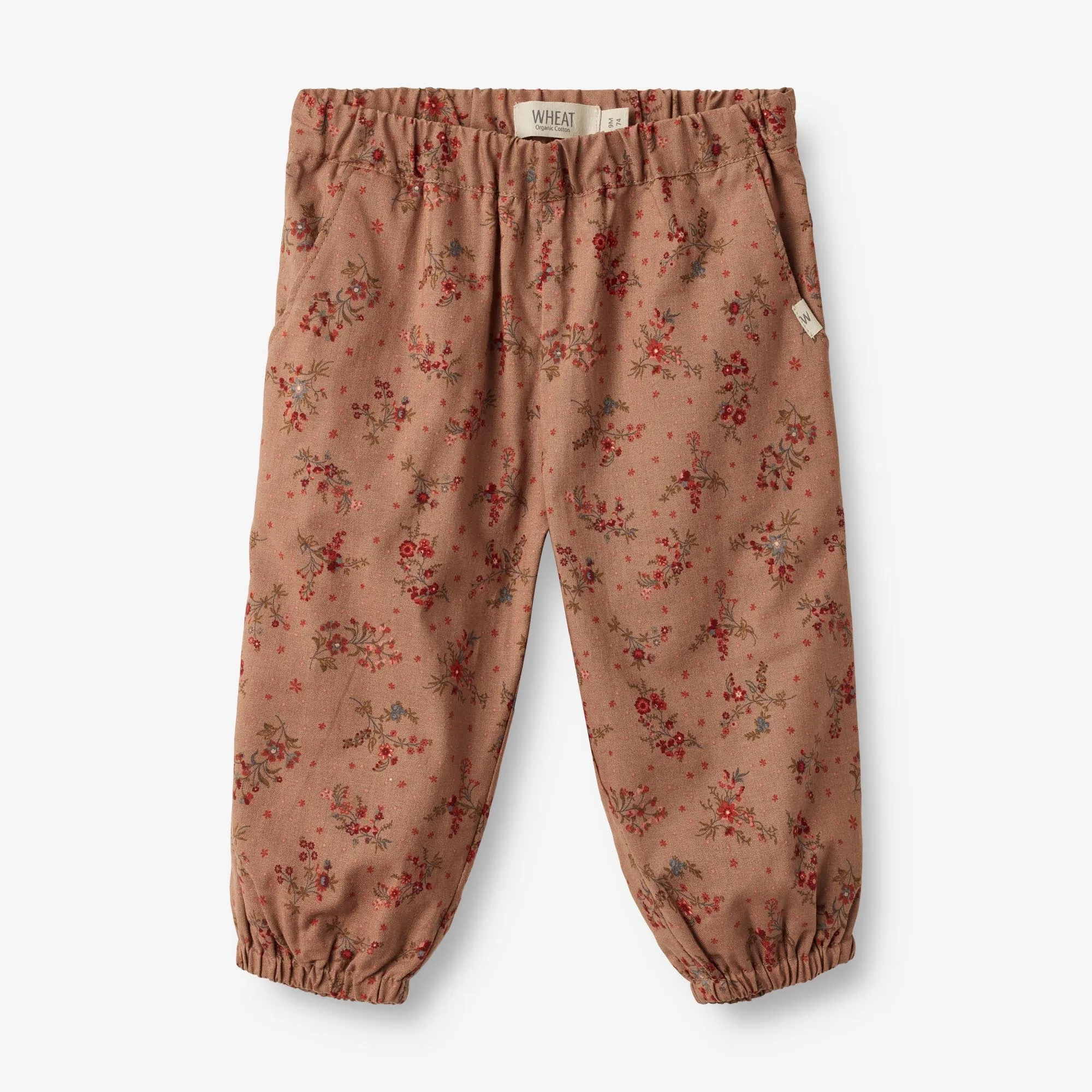 Trousers Malou Lined | Baby - berry dust flowers