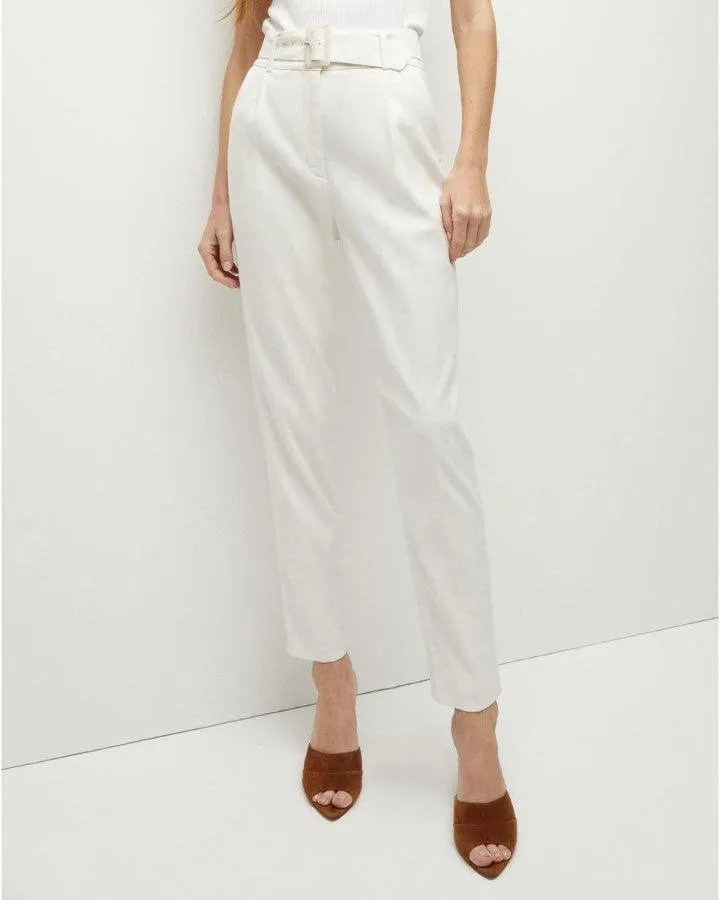 Veronica Beard Sofia Stretch Linen Pant