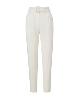 Veronica Beard Sofia Stretch Linen Pant