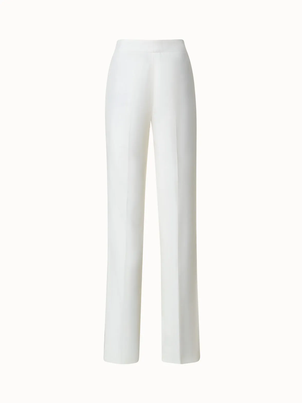 Wool Straight Leg Pants