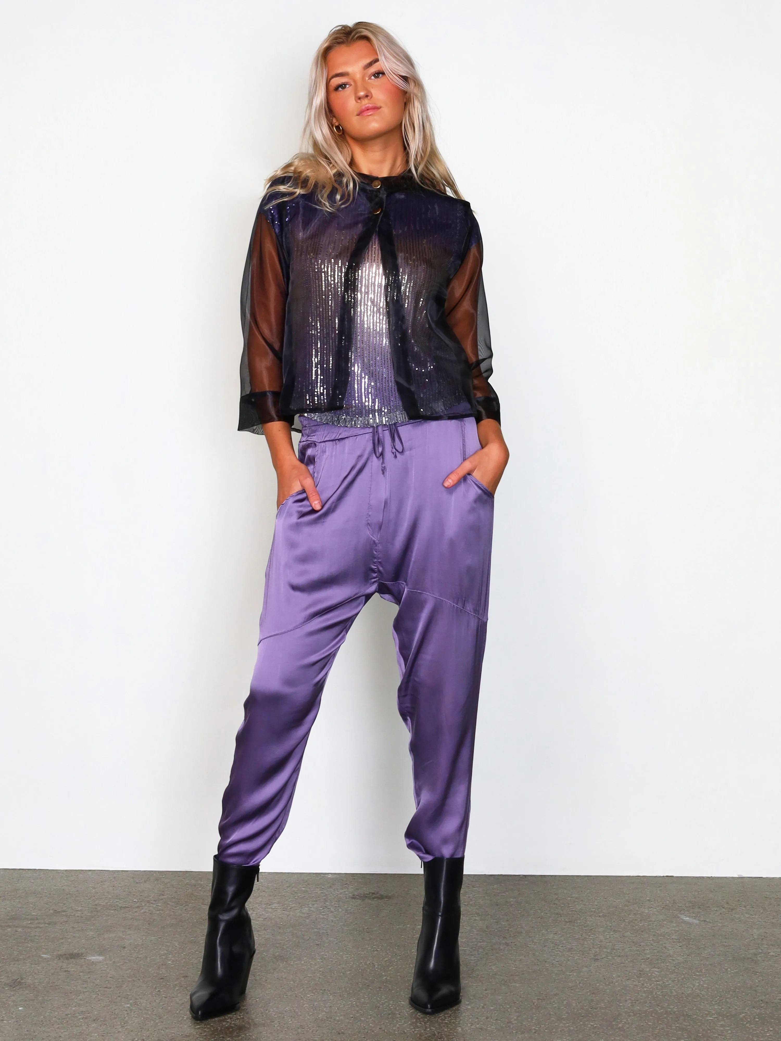 XIA trousers - Pale purple